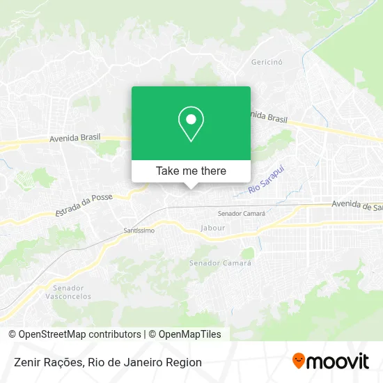 Zenir Rações map