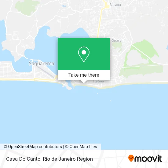 Casa Do Canto map