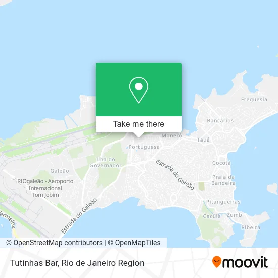 Tutinhas Bar map