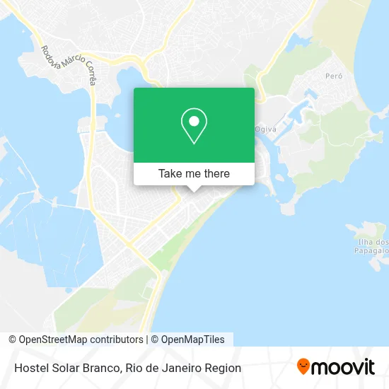 Hostel Solar Branco map