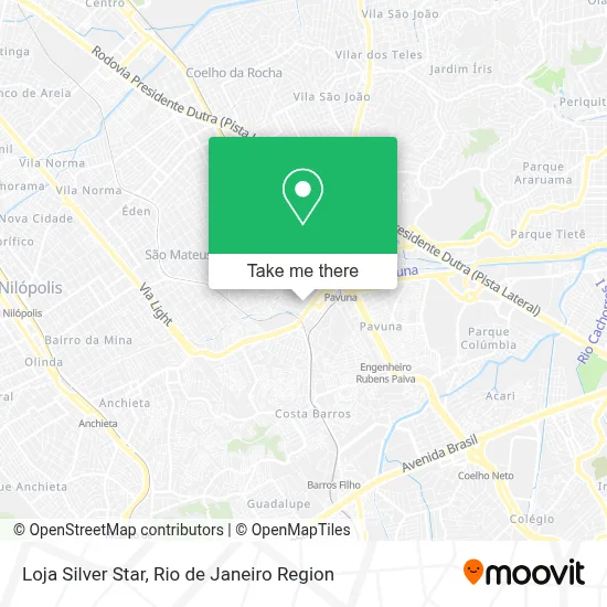 Loja Silver Star map