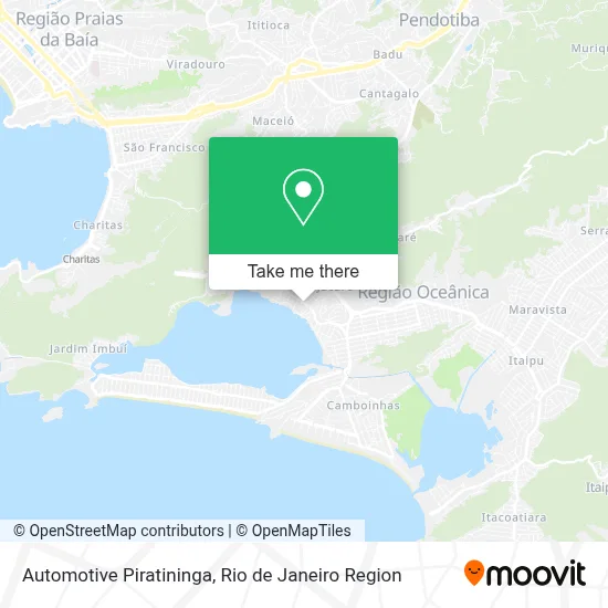 Automotive Piratininga map