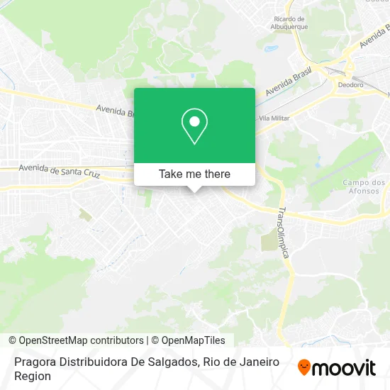 Pragora Distribuidora De Salgados map