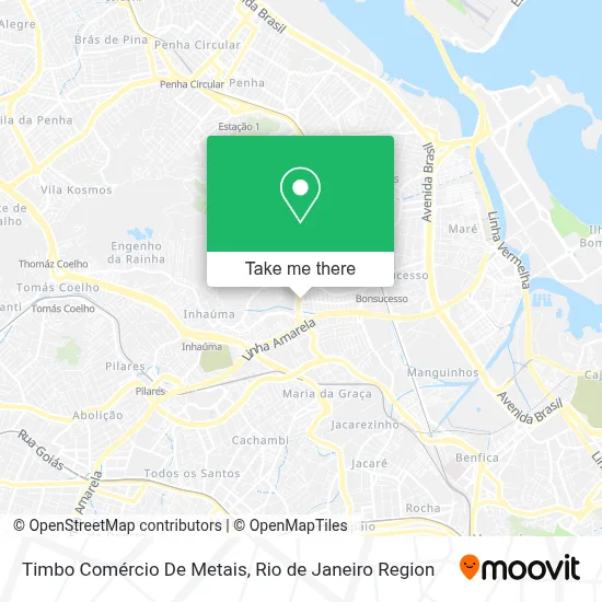 Timbo Comércio De Metais map