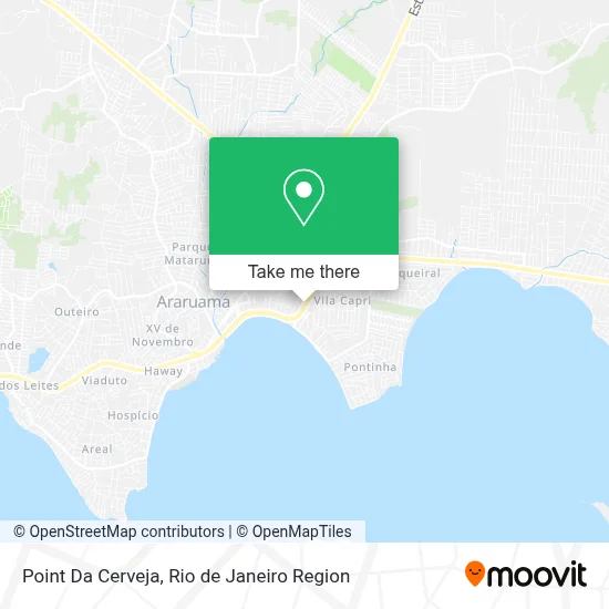 Point Da Cerveja map