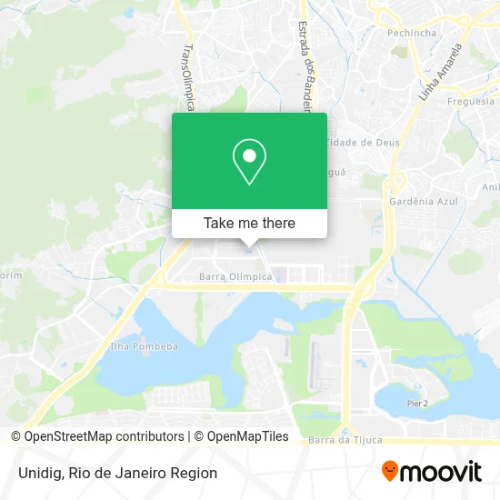 Unidig map