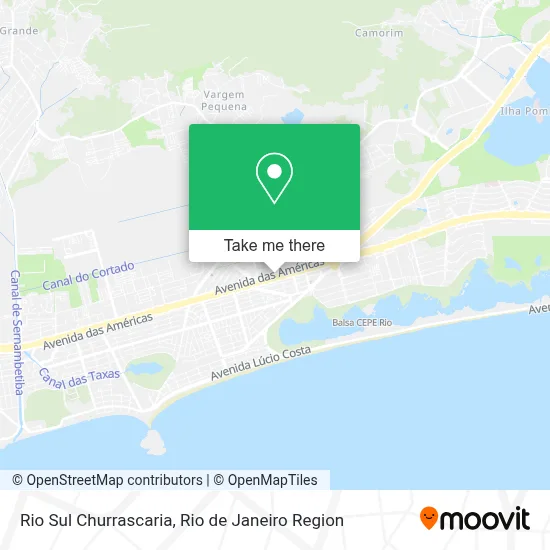 Rio Sul Churrascaria map