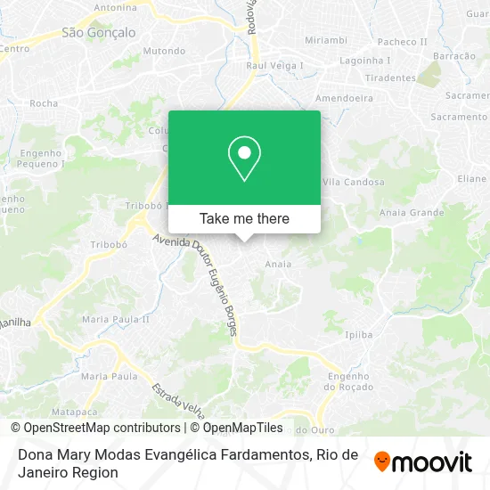 Dona Mary Modas  Evangélica Fardamentos map
