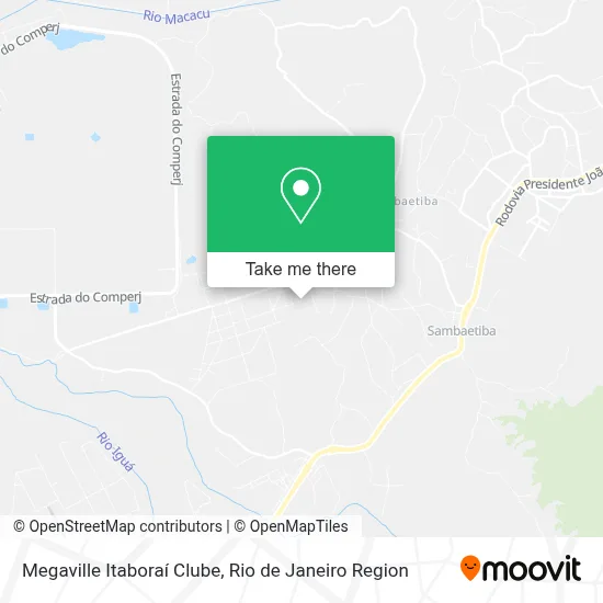 Megaville Itaboraí Clube map