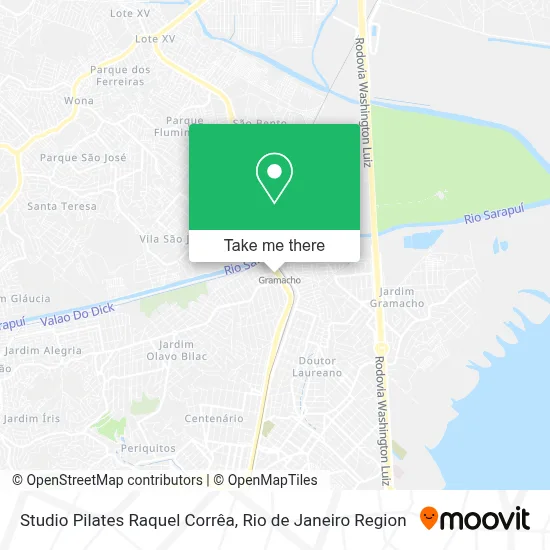 Studio Pilates Raquel Corrêa map