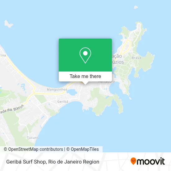Geribá Surf Shop map