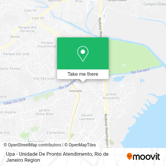 Upa - Unidade De Pronto Atendimento map