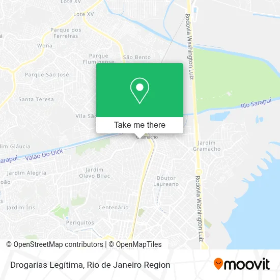 Drogarias Legítima map