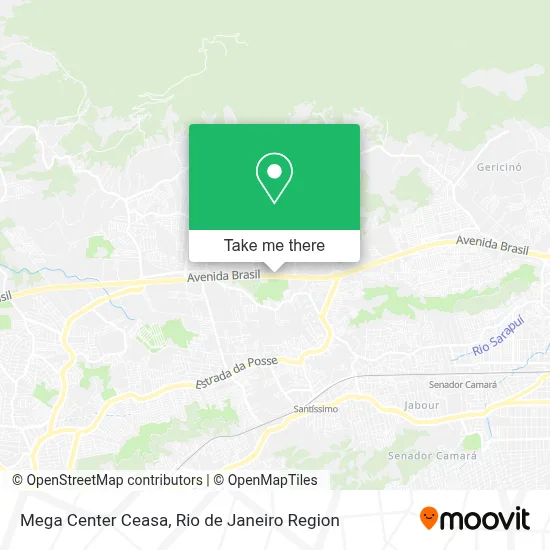 Mega Center Ceasa map