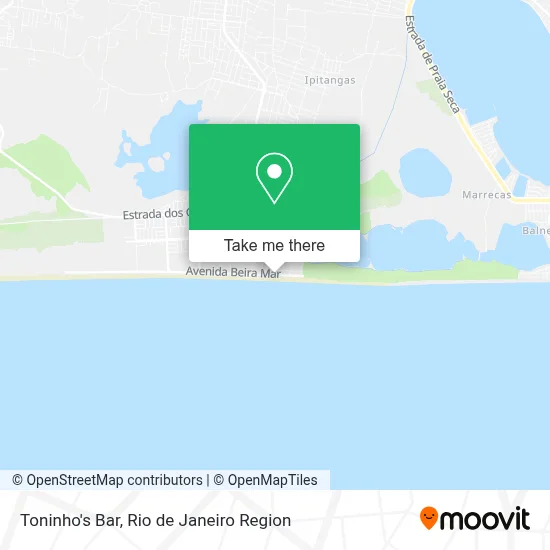Toninho's Bar map