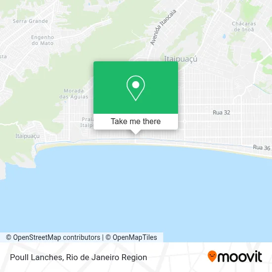 Poull Lanches map