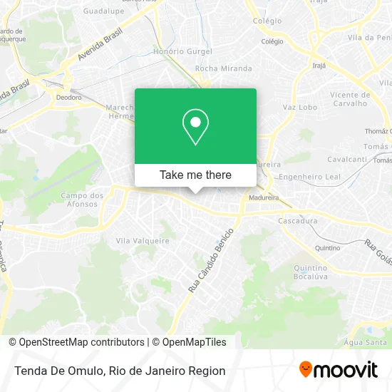 Tenda De Omulo map