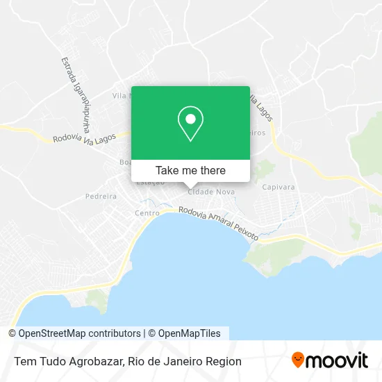 Tem Tudo Agrobazar map