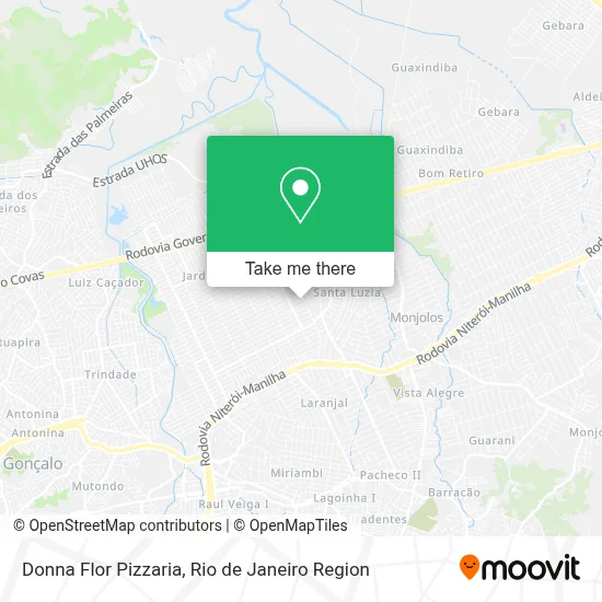 Donna Flor Pizzaria map