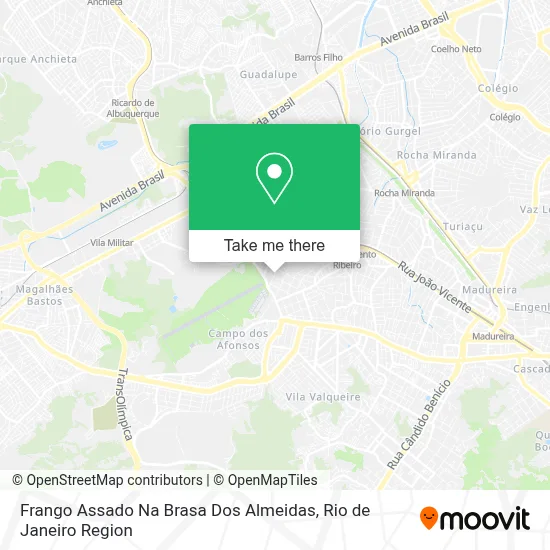 Frango Assado Na Brasa Dos Almeidas map