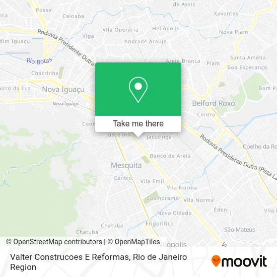 Valter Construcoes E Reformas map