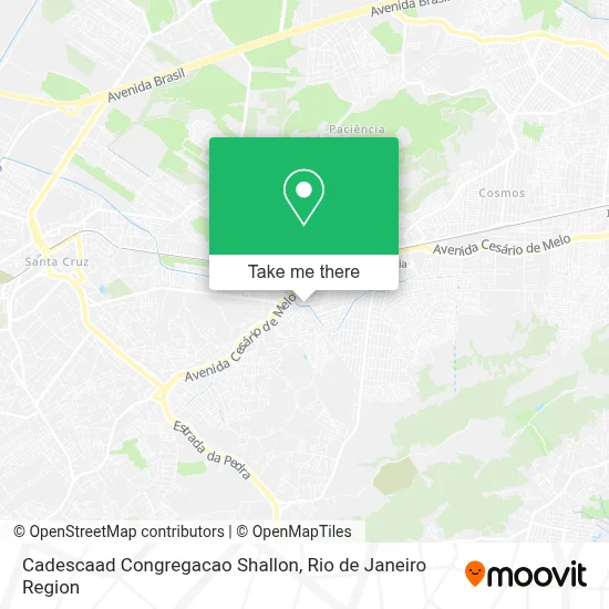 Cadescaad Congregacao Shallon map