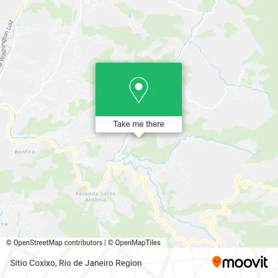 Sítio Coxixo map