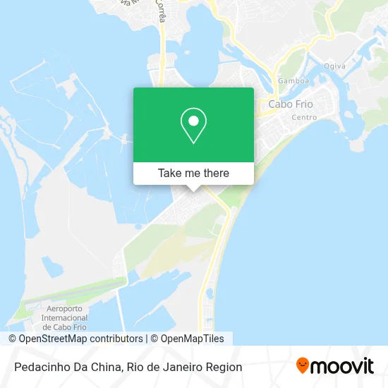 Pedacinho Da China map