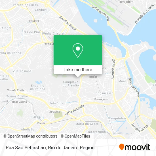 Rua São Sebastião map