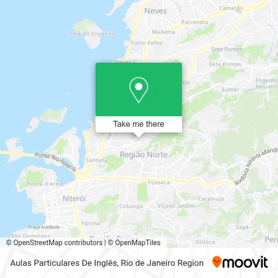 Aulas Particulares De Inglês map