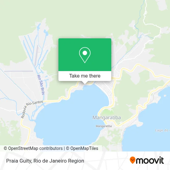 Praia Guity map