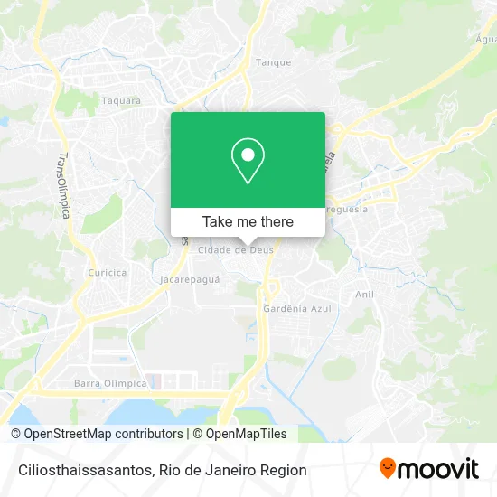 Ciliosthaissasantos map
