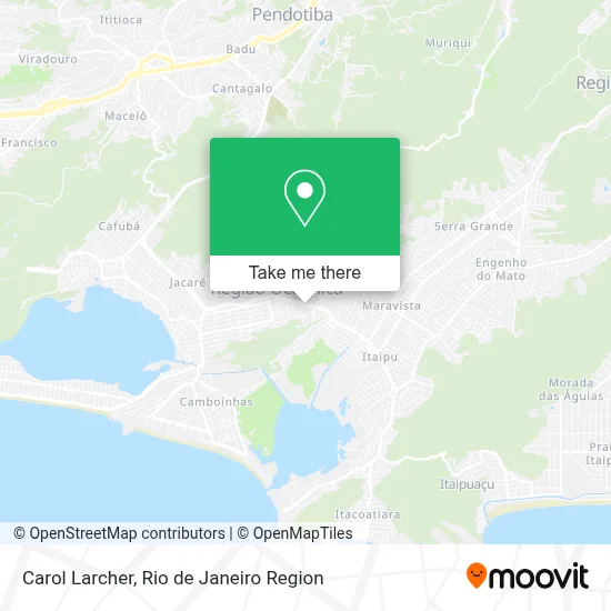 Carol Larcher map