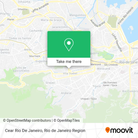 Cear Rio De Janeiro map