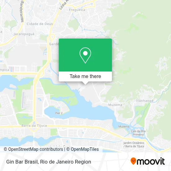 Gin Bar Brasil map