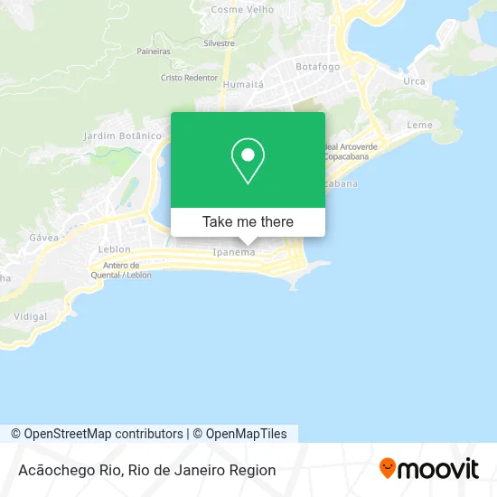 Acãochego Rio map