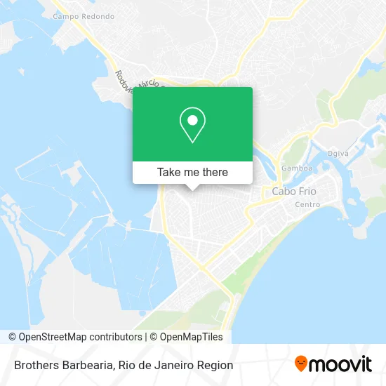 Brothers Barbearia map
