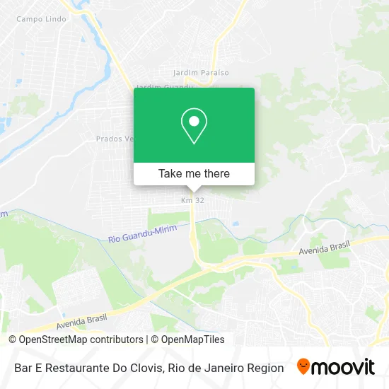 Bar E Restaurante Do Clovis map