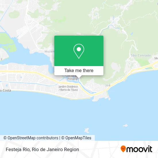 Festeja Rio map