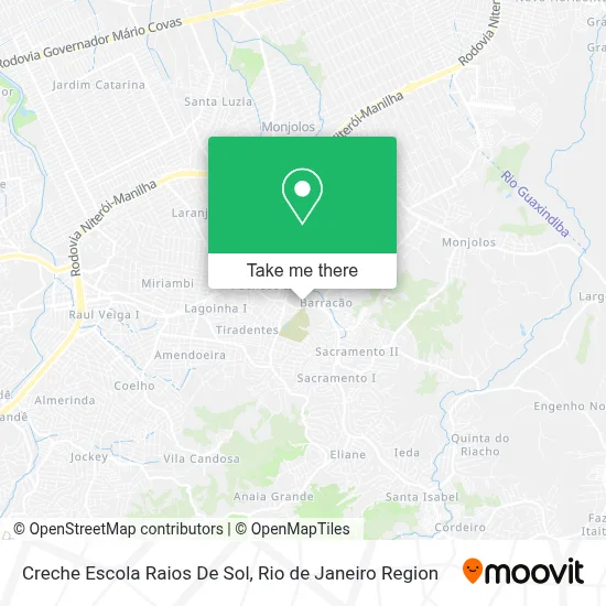 Creche Escola Raios De Sol map