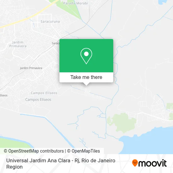 Universal Jardim Ana Clara - Rj map