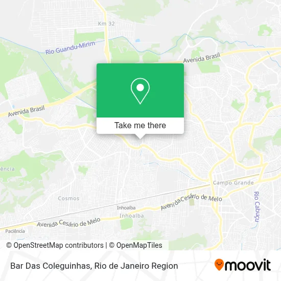 Bar Das Coleguinhas map