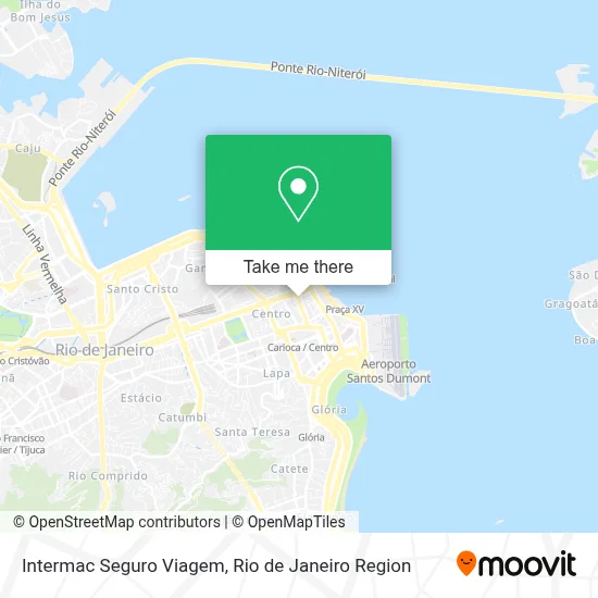 Intermac Seguro Viagem map