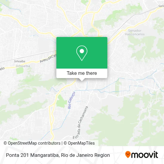 Ponta 201 Mangaratiba map