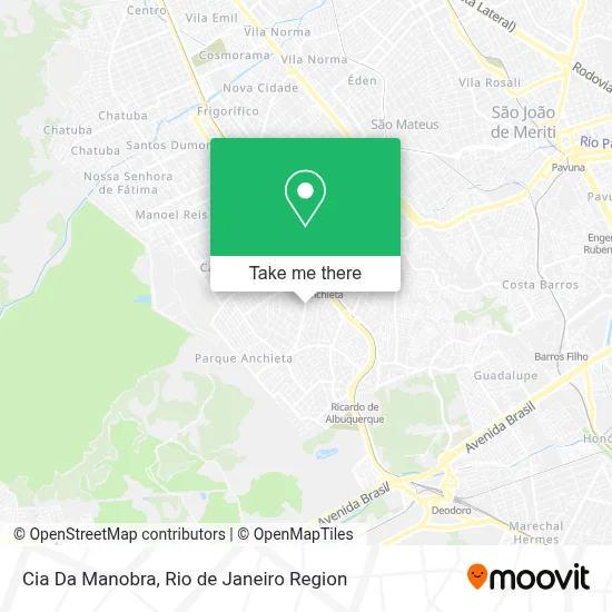 Cia Da Manobra map