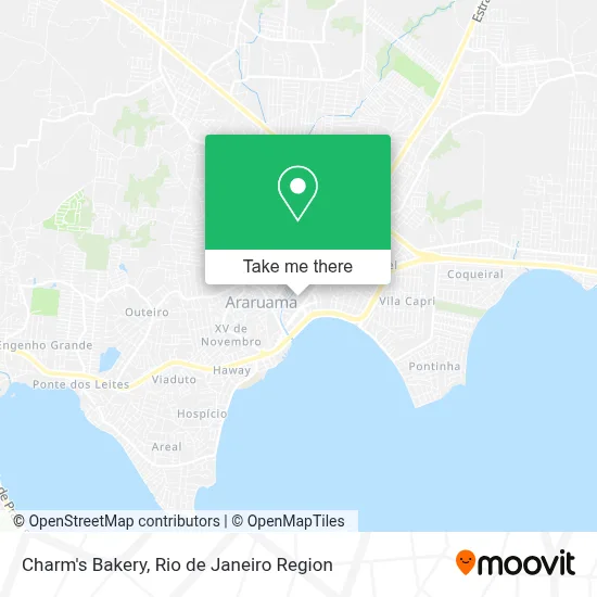 Charm's Bakery map