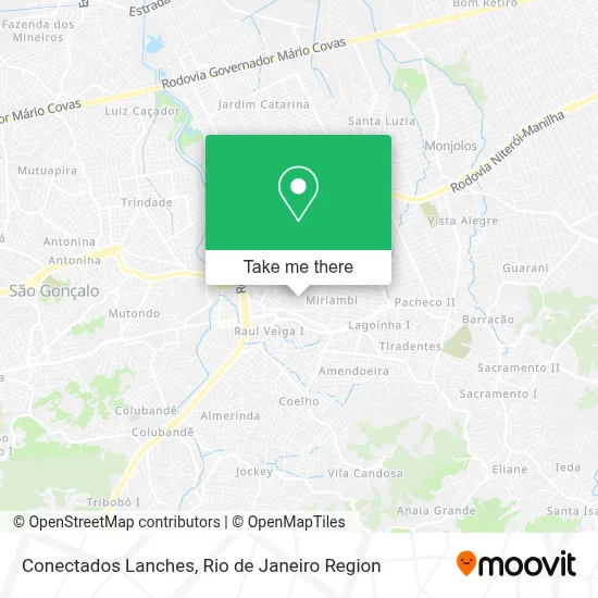 Conectados Lanches map