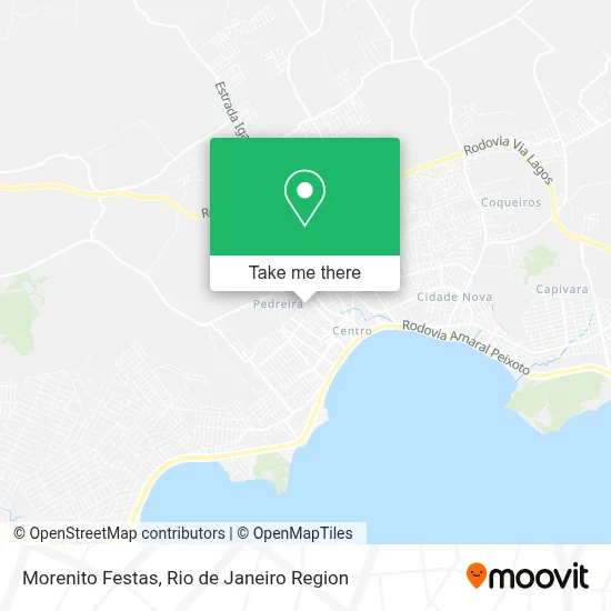 Morenito Festas map