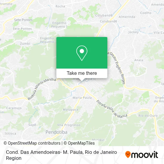 Cond. Das Amendoeiras- M. Paula map