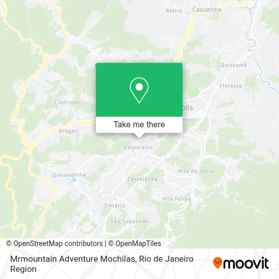 Mrmountain Adventure Mochilas map